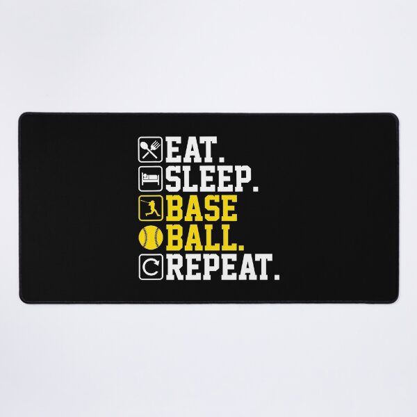Item preview, Eat Sleep Baseball Repeat designed and sold by oglesum.