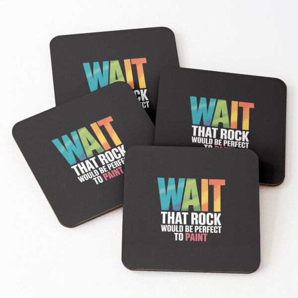 Item preview, Rock Painting  Wait Rainbow Rock Art designed and sold by margaridroso.