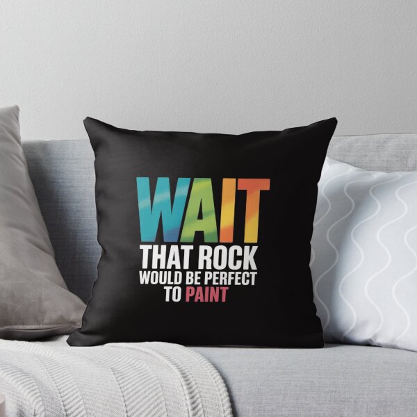 Item preview, Rock Painting  Wait Rainbow Rock Art designed and sold by margaridroso.