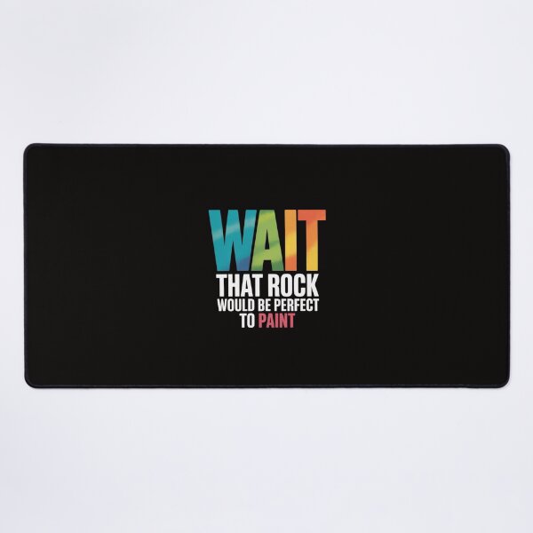 Item preview, Rock Painting Wait Rainbow Rock Art designed and sold by margaridroso.
