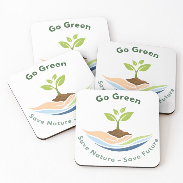 Item preview, Go Green – Save Nature Save Future | Eco Friendly Nature Logo Design designed and sold by MCV-Designs.