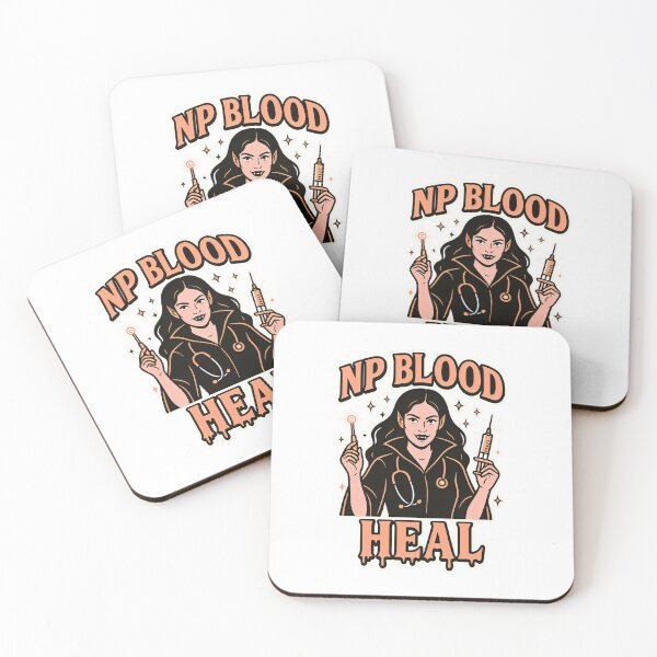 Item preview, NP Blood Heal – Vampire Nurse Practitioner Halloween Design designed and sold by ClinicalHubs.