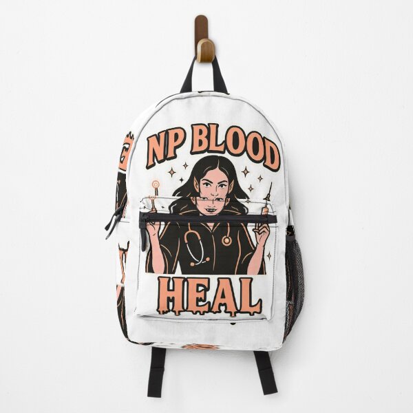Item preview, NP Blood Heal – Vampire Nurse Practitioner Halloween Design designed and sold by ClinicalHubs.