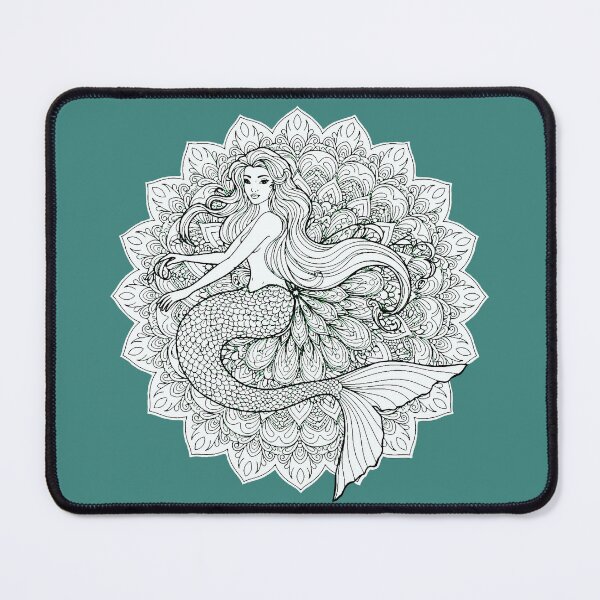 Item preview, Mermaid Mandala designed and sold by ViaARTfactory.