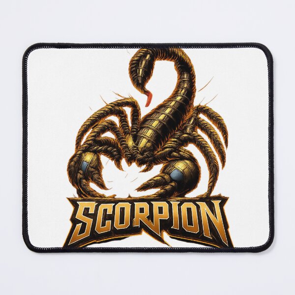 Item preview, Highly Detailed Metallic Scorpion Badge Design designed and sold by newvisionart191.