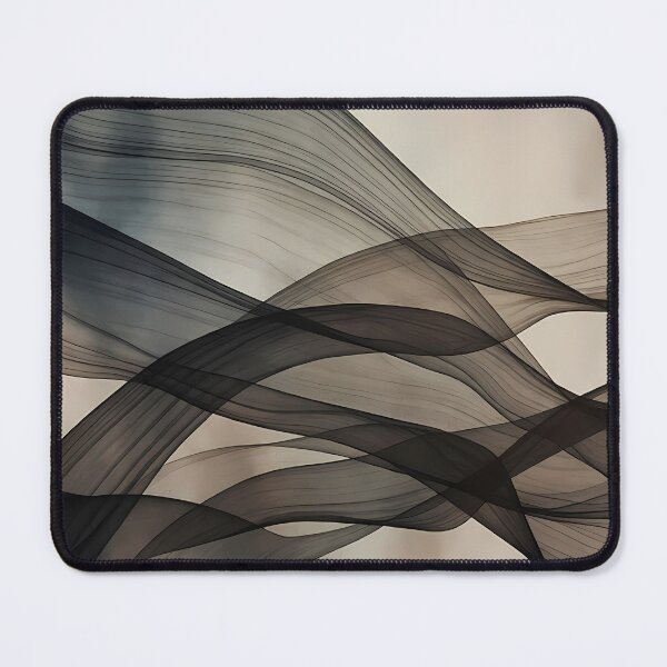 Item preview, Monochrome Wavy Abstract Texture (image size 7840x11680) designed and sold by Digital-Davinci.