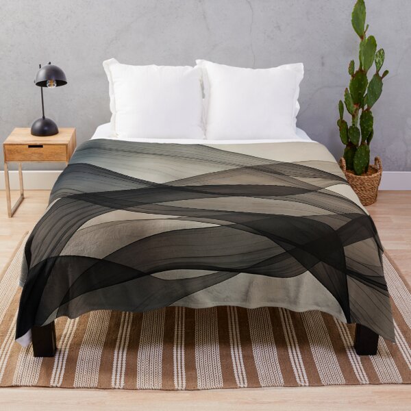 Item preview, Monochrome Wavy Abstract Texture (image size 7840x11680) designed and sold by Digital-Davinci.