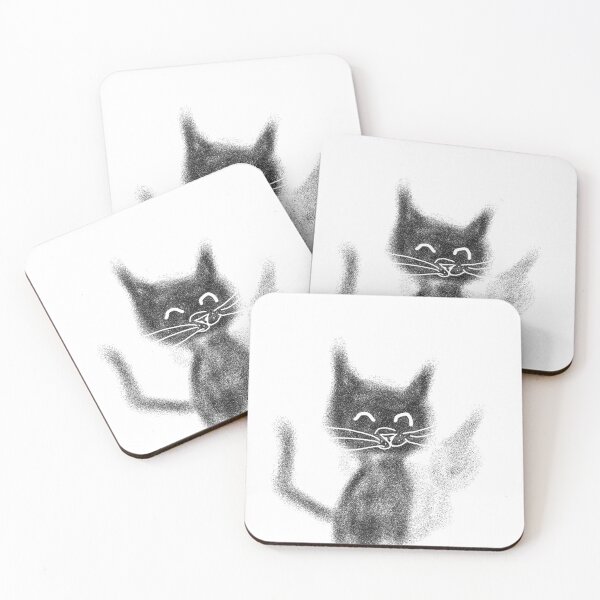 Item preview, Dark dotted cat  designed and sold by roselily1111.