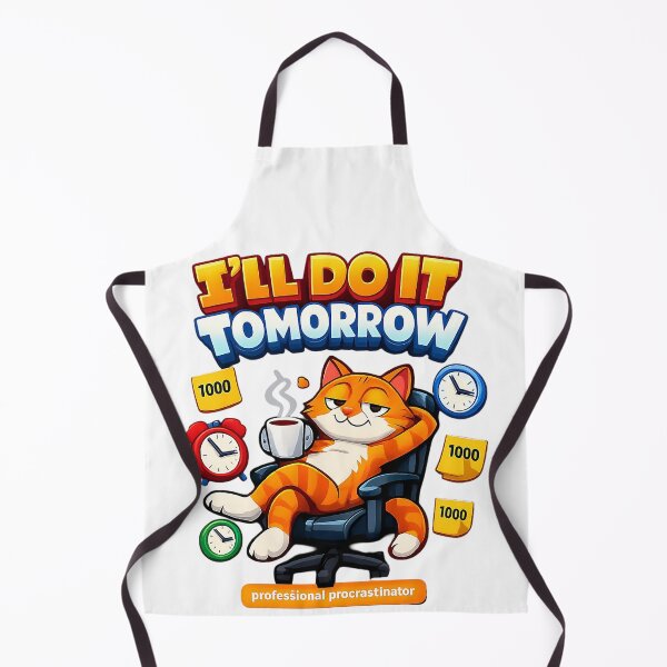 Item preview, Lazy Ginger Cat "Professional Procrastinator" Graphic designed and sold by newvisionart191.