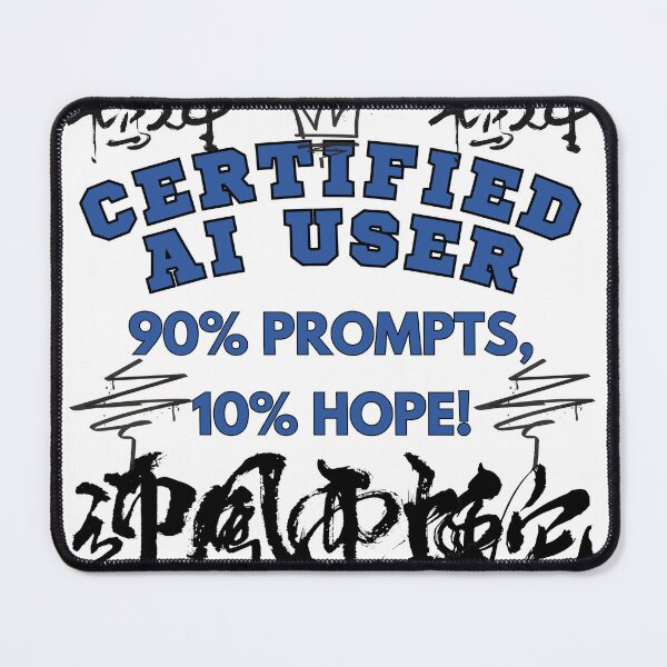 Item preview, Certified AI User Graphic Graffiti Retro Style designed and sold by ArtzyAyb.