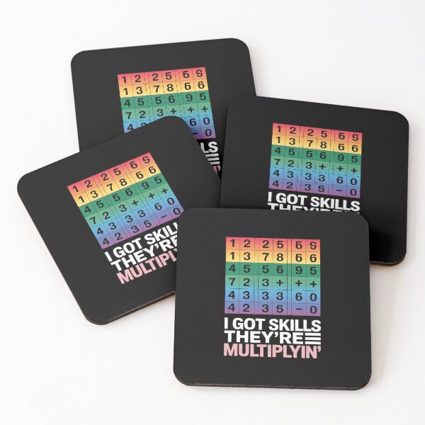 Item preview, I Got Skills They're Multiplying Nerd Math Teacher  designed and sold by DigitaldeligArt.