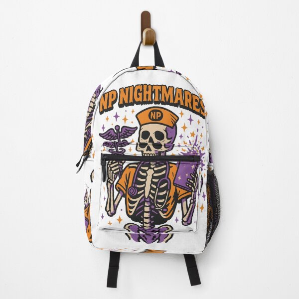 Item preview, NP Nightmares – Skeleton Nurse Practitioner Halloween Design designed and sold by ClinicalHubs.