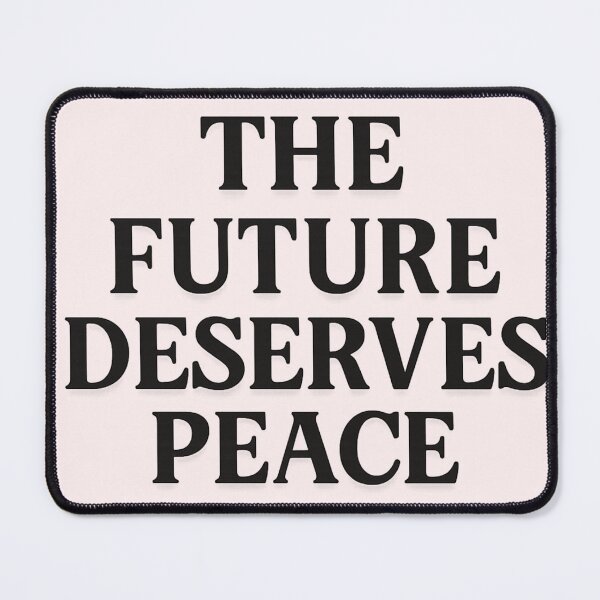 Item preview, The Future Deserves Peace – Minimalist Calm Quote designed and sold by JayInspires.