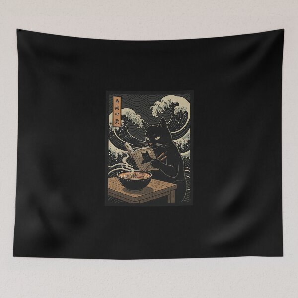 Item preview, Cyber Ronin Cat – Shadow Samurai designed and sold by SWEET-TINAPAY.