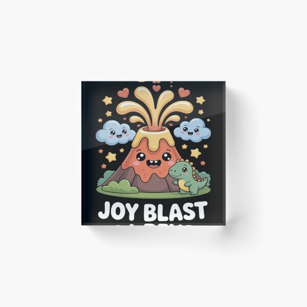 Item preview, Joy Blast Cute Volcano Dinosaur Kawaii Kids 2 3 4 5 designed and sold by Libbysharts.