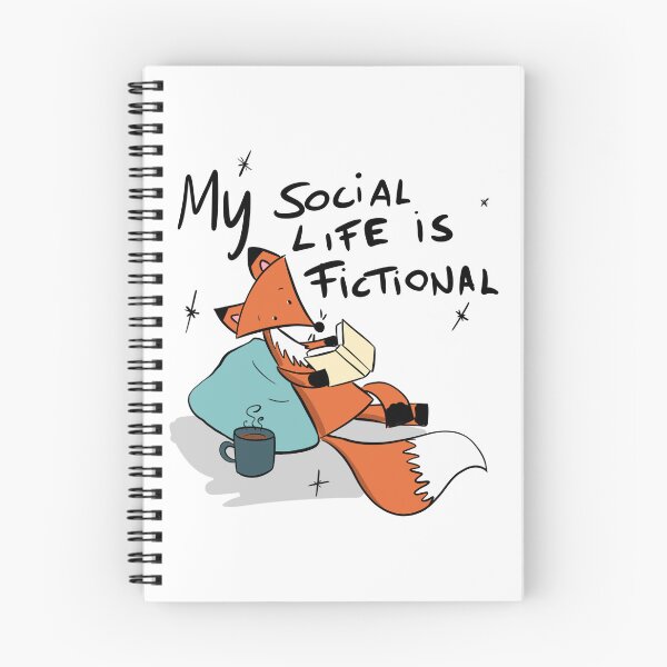 Item preview, Cozy Fox Reading a Book with Coffee – Cute Relaxing Illustration designed and sold by DesignFreakArt.