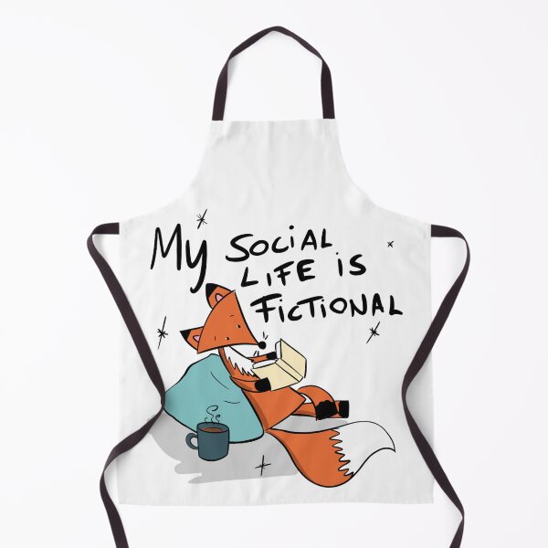 Item preview, Cozy Fox Reading a Book with Coffee – Cute Relaxing Illustration designed and sold by DesignFreakArt.