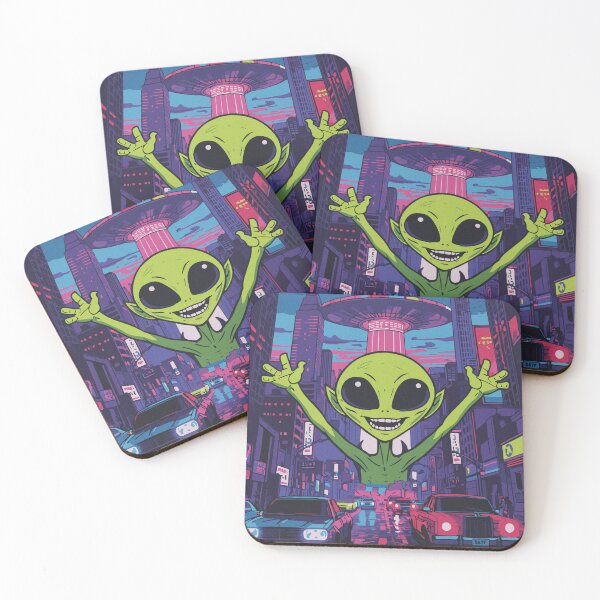 Item preview, Alien in Cityscape designed and sold by After De Moment.