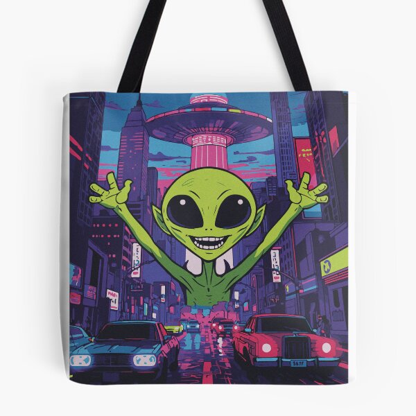 Item preview, Alien in Cityscape designed and sold by After De Moment.