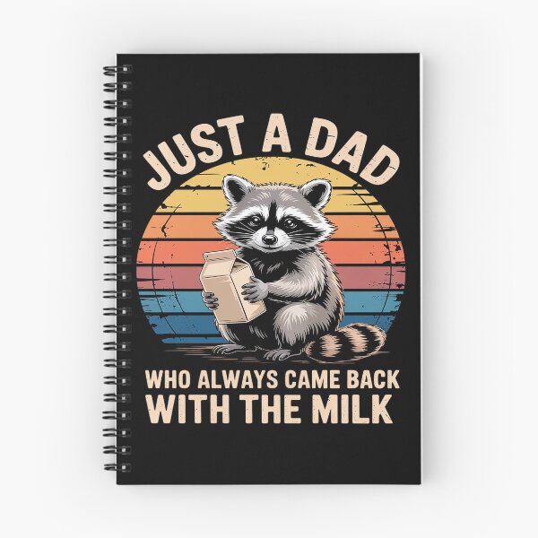 Item preview, JRacoon Just A Dad Who Always Came Back With The Milk designed and sold by Libbysharts.