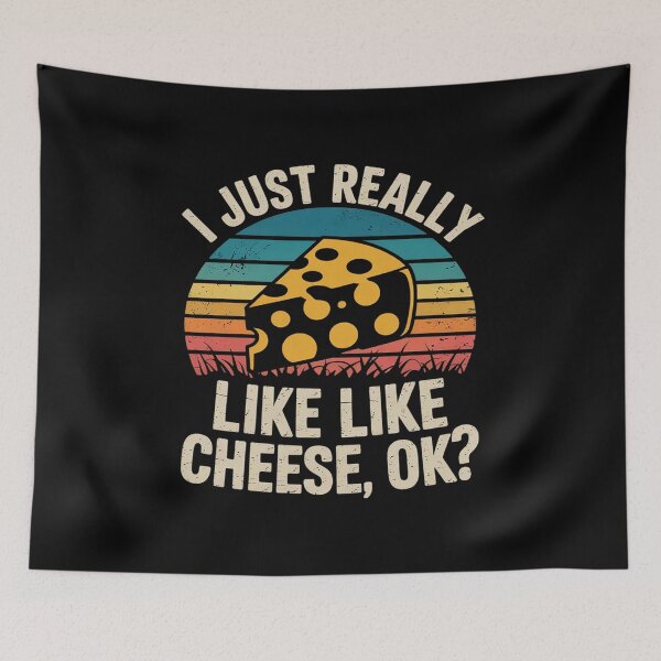 Item preview, Funny I Just Really Like Cheese OK designed and sold by VerseFarm.