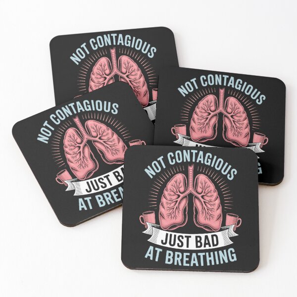 Item preview, Not Contagious - Just Bad at Breathing designed and sold by gandebro.