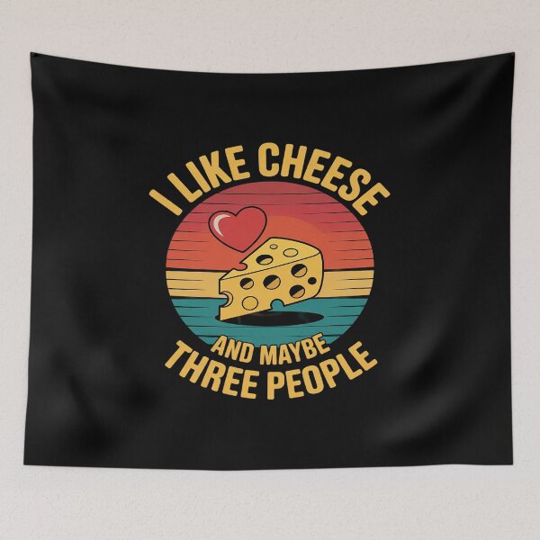 Item preview, Funny I Like Cheese And Maybe Three People Cheese Lovers designed and sold by VerseFarm.