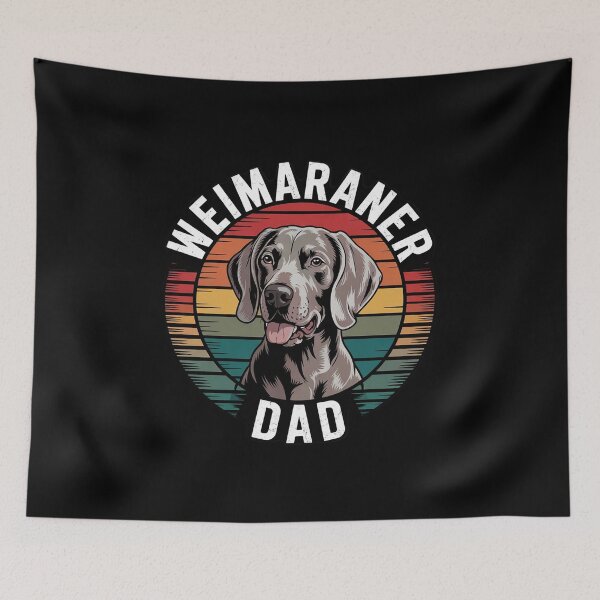 Item preview, Weimaraner Dad Dog Funny Father's Day Vintage Pet  designed and sold by RsFilsingerArt.