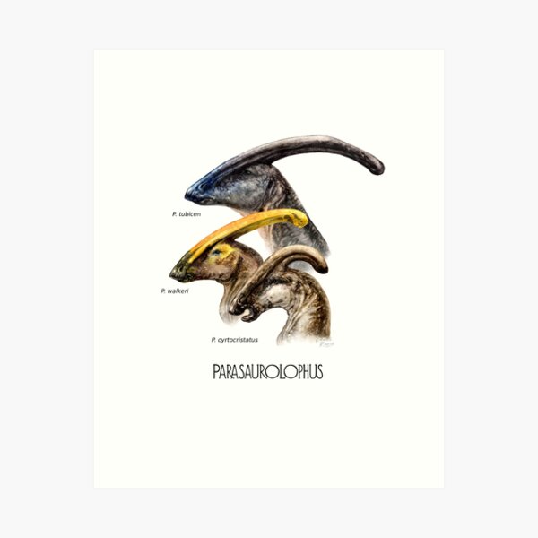 Item preview, Dinosaurs: Parasaurolophus species designed and sold by CandelaRiveros.