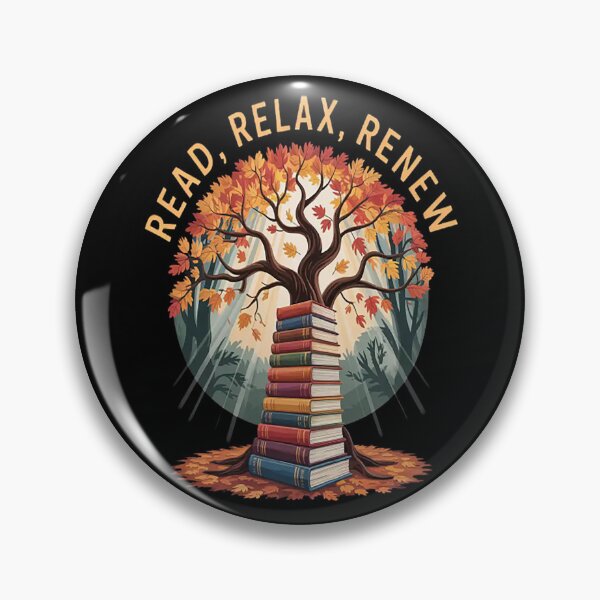 Item preview, Autumn Wisdom Read Relax Renew Book Lover designed and sold by mandiana.