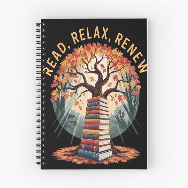 Item preview, Autumn Wisdom Read Relax Renew Book Lover designed and sold by mandiana.