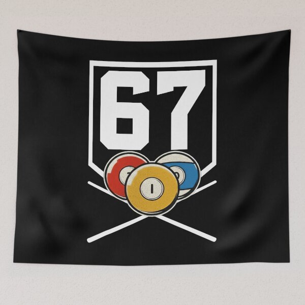 Item preview, Billiards Club 67 6 7 Vintage Pool Design designed and sold by LashondaGreen89.