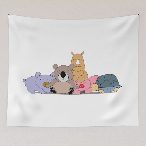 Item preview, The cute cartoon character is sleeping soundly. designed and sold by wonghong.