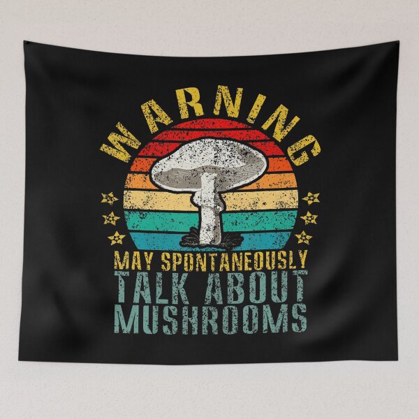 Item preview, Warning I May Talk About Mushrooms designed and sold by gaelaedanesaa.