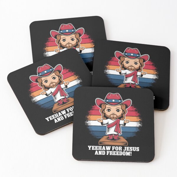 Item preview, Yeehaw for Jesus and Freedom 4th Of July Independence Day designed and sold by AsteriskDatBArt.