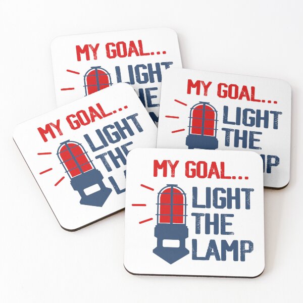 Item preview, Hockey saying: My Goal... Light the Lamp with goal lamp graphic designed and sold by CHASAcreative.