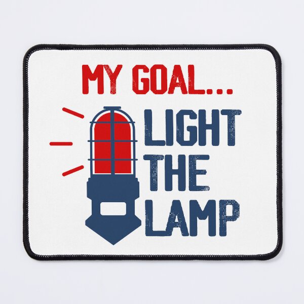 Item preview, Hockey saying: My Goal... Light the Lamp with goal lamp graphic designed and sold by CHASAcreative.