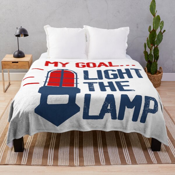 Item preview, Hockey saying: My Goal... Light the Lamp with goal lamp graphic designed and sold by CHASAcreative.