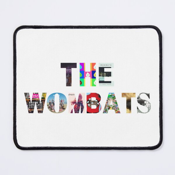 Item preview, The Wombats Album Collage – Indie Band Fan Art designed and sold by VectorsbyV.