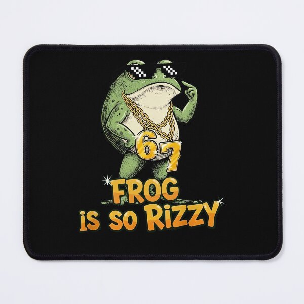 Item preview, 67 6 7 Rizz Frog Meme Gangsta T-Shirt designed and sold by LashondaGreen89.