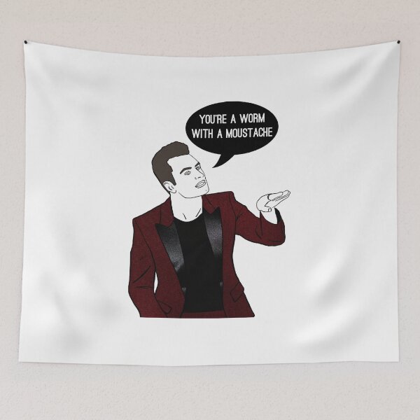 Item preview, Worm With A Moustache - Vanderpump Rules  designed and sold by nameyourred.