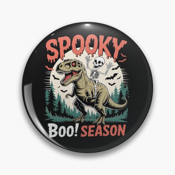 Item preview, Halloween Mummy Dinosaur Skeleton Spooky Season designed and sold by tkhrbika.