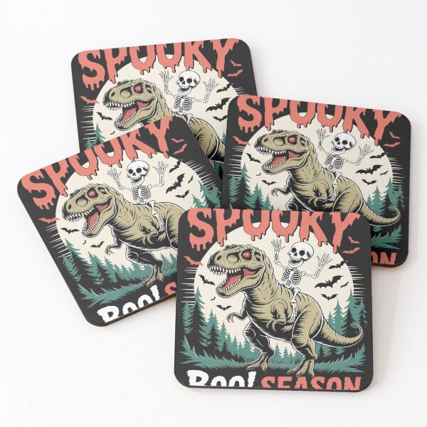 Item preview, Halloween Mummy Dinosaur Skeleton Spooky Season designed and sold by tkhrbika.