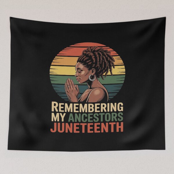 Item preview, Juneteenth Loc'd Hair Remebering My Ancestors designed and sold by Libbysharts.