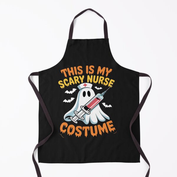 Item preview, Halloween My Scary Nurse Costume Funny Ghost Scrub designed and sold by tkhrbika.