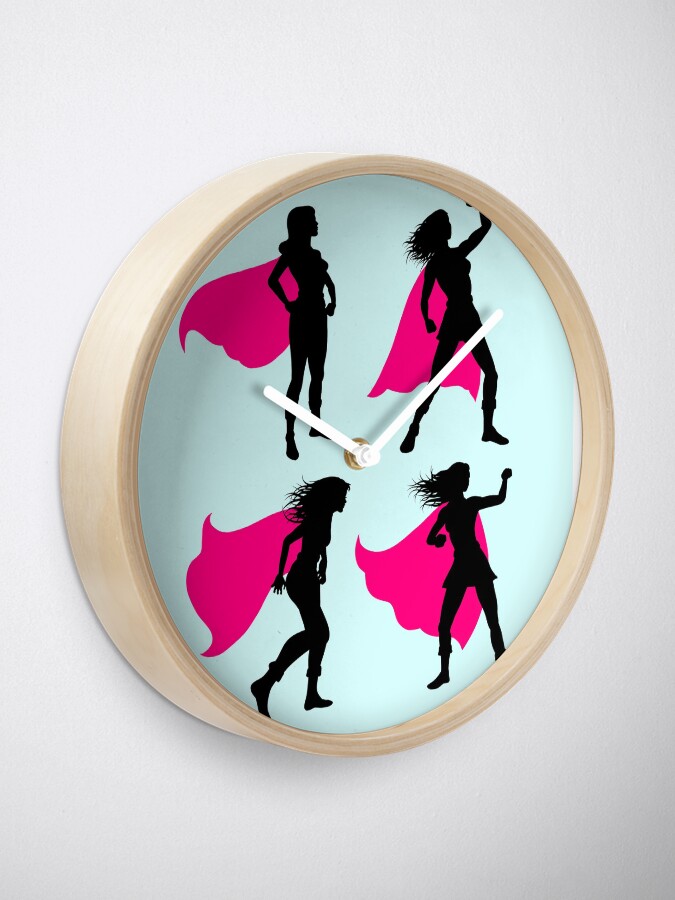 Alternate view of Superhero Clock
