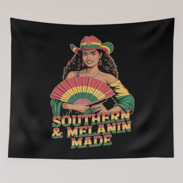 Item preview, Juneteenth Women Southern Melanin Made Boots Black Cowgirl designed and sold by Libbysharts.