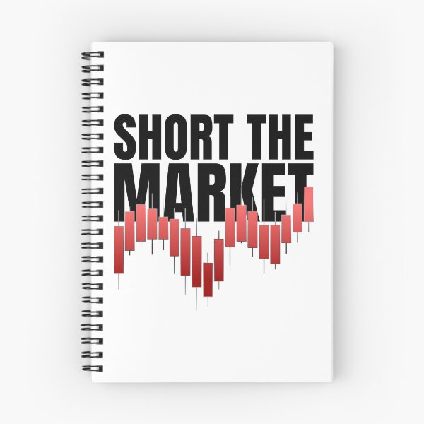 Item preview, Short The Market | Bearish Red Candlestick Chart & Put Option Trading designed and sold by PixelPlush.