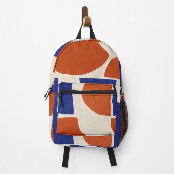 Item preview, Terracotta and Blue Geometric Pattern – Abstract Modern Design designed and sold by SplashTastic.