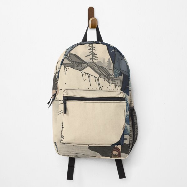 Item preview, Wanderer on the Road Ukiyo-e Inspired Japanese Traveller Print designed and sold by Element Horizon Studio.